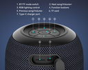 BWOO BO-BS88 Wireless RGB Lighting Portable Speaker