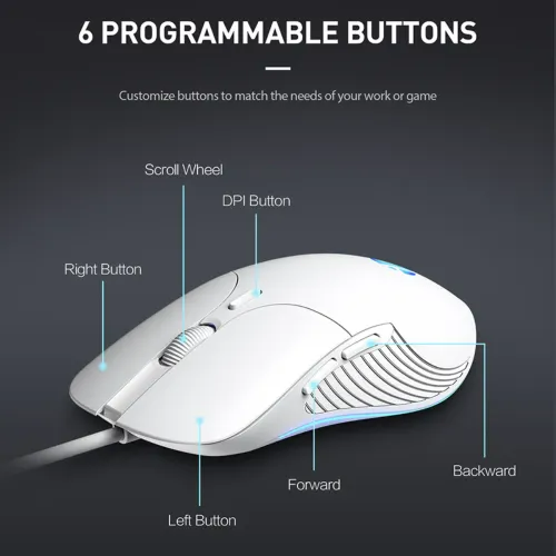 Inphic B1 RGB Wired Gaming Mouse