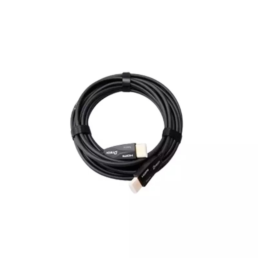 Dtech HDMI 2.0 Male to Male, 15 Meter, Black Cable # DT-HF2015 (4K, Optical Fiber)