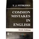 Common Mistakes in English (6th T.J. Fitikides)